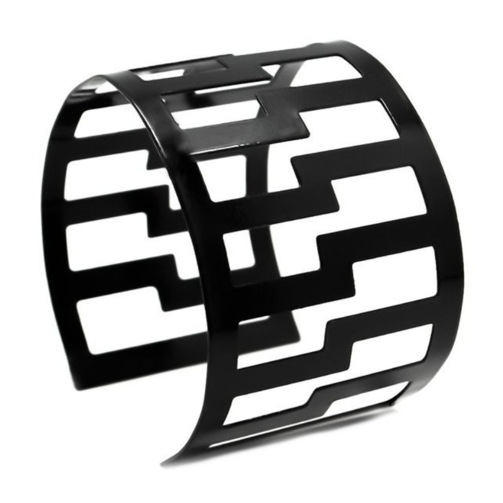Cuff Bracelet - The Tetris Effect Black